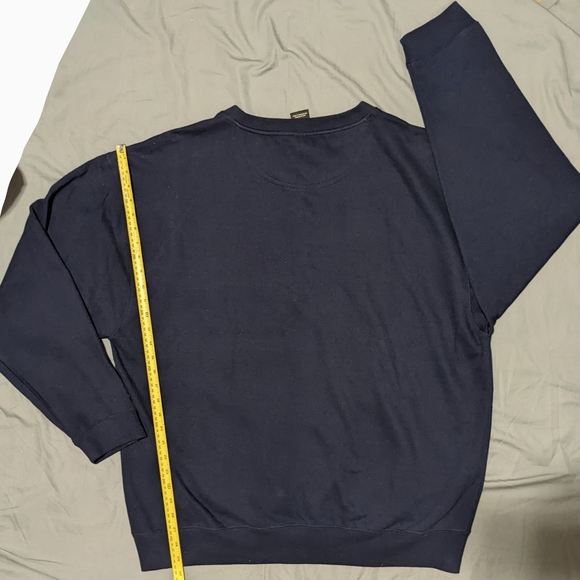 Navy Blue Sweatshirt Embroidered "Islanders" in Orange 2XL - Picture 5 of 5